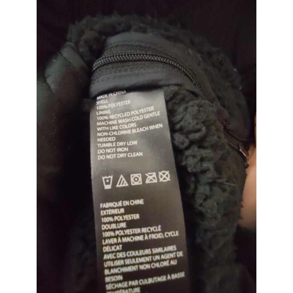 PRANA “ESLA” HOODED FLEECE LINED PUFFER COAT~BLACK~SZ Medium~W23202233 - Picture 11 of 15